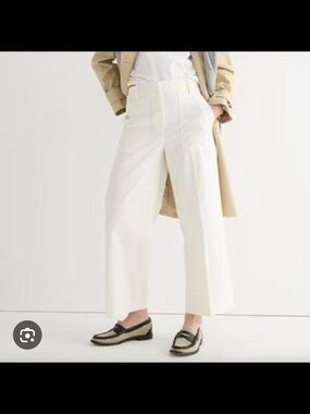 J.Crew Sydney Stretch Cotton Blend Wide Leg Pant Size 6
